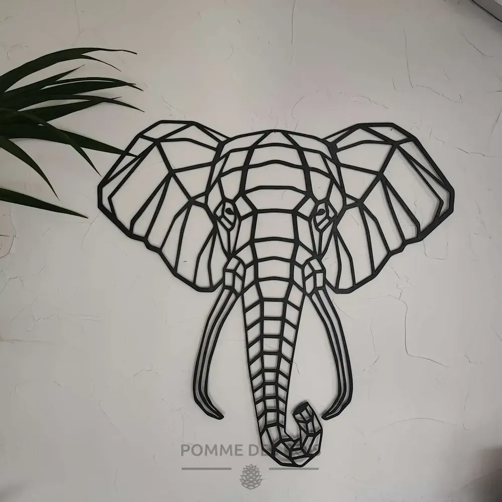 Paintings - Elephant Painting - POMME DES BOIS
