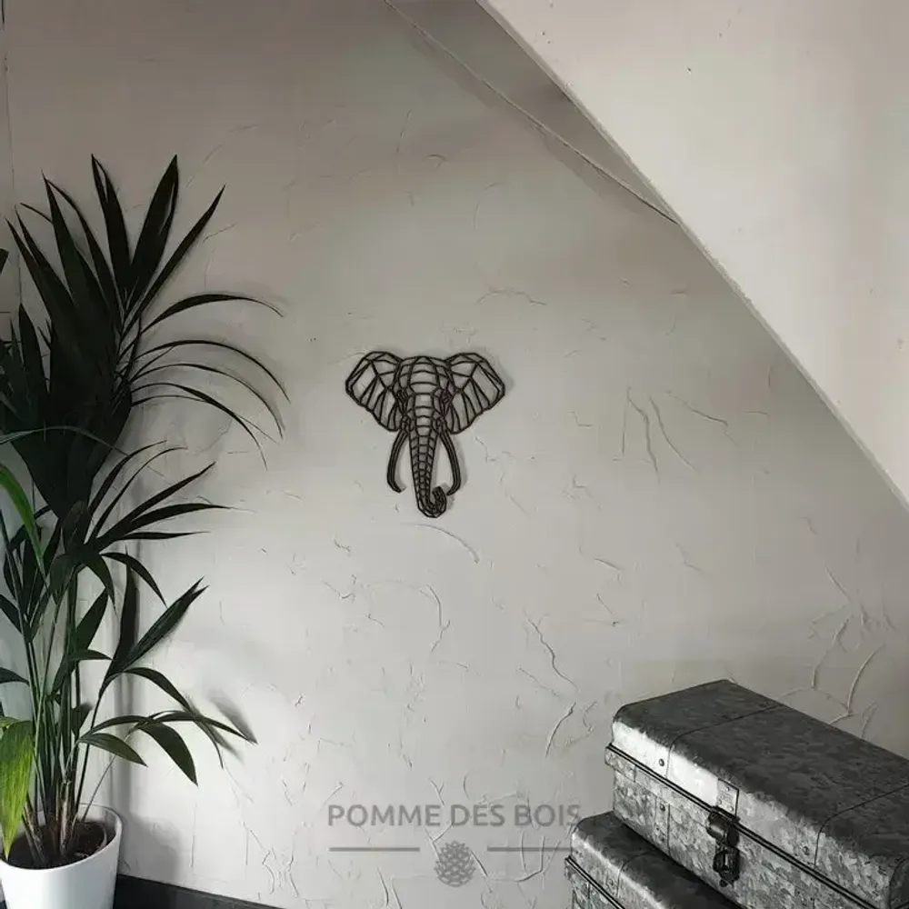 Paintings - Elephant Painting - POMME DES BOIS