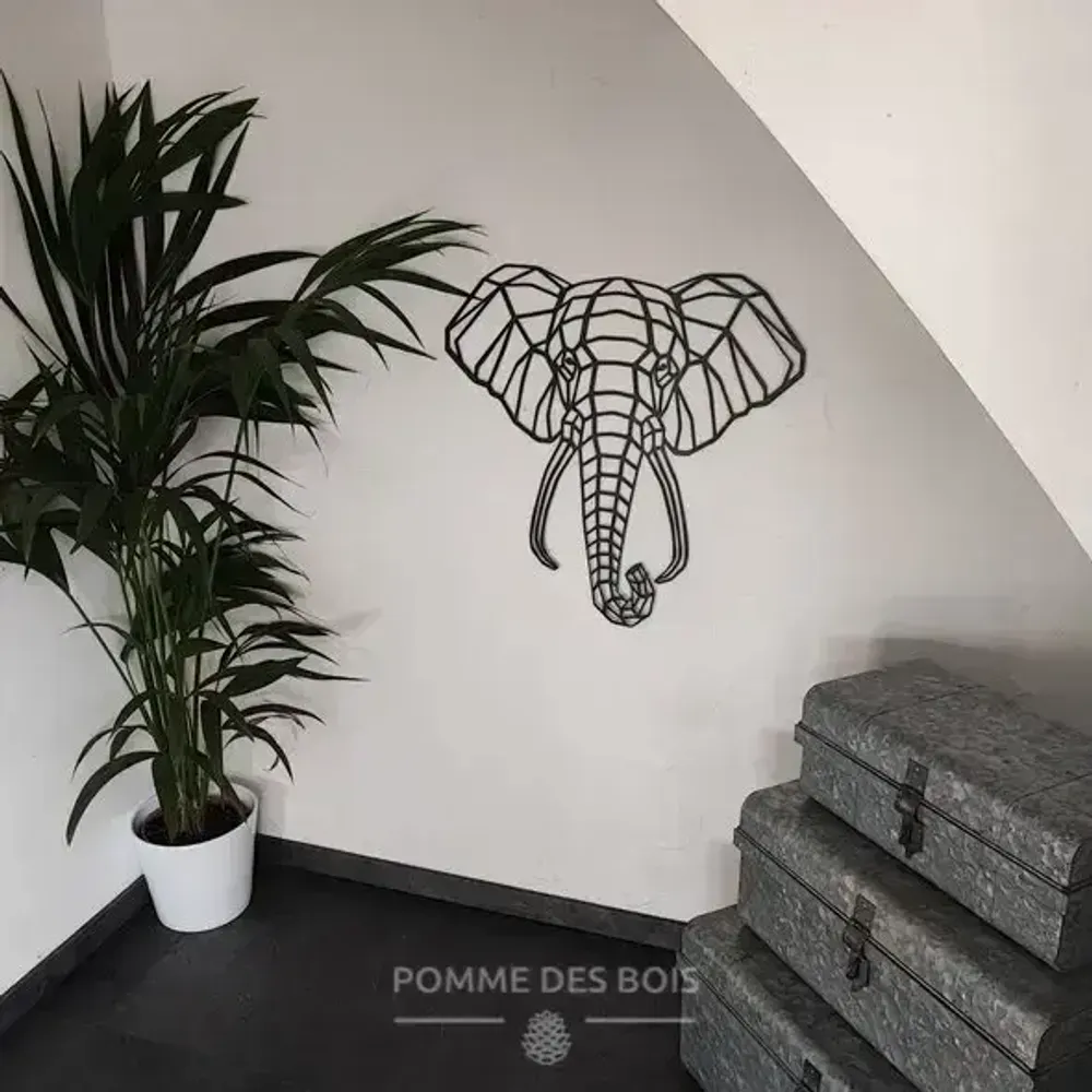 Paintings - Elephant Painting - POMME DES BOIS