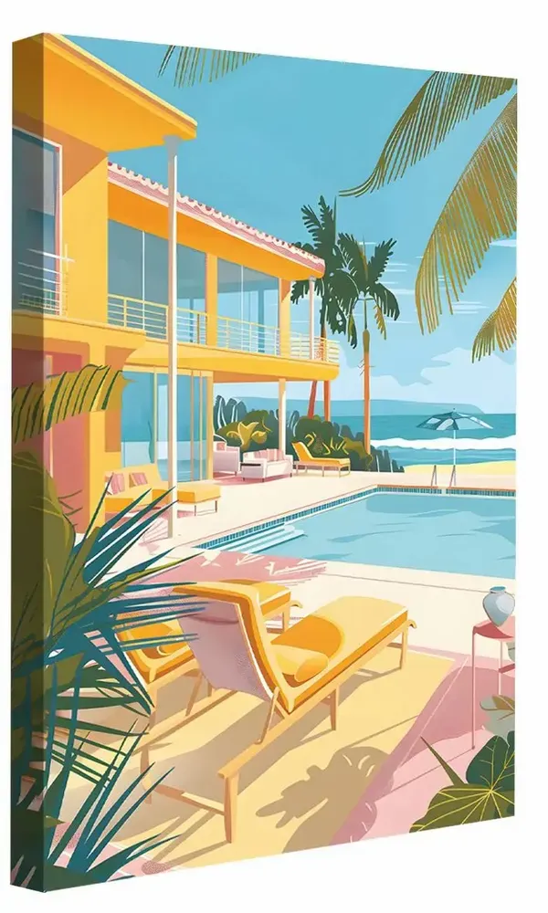 Poster - Dream Villas Collection - BLUE SHAKER