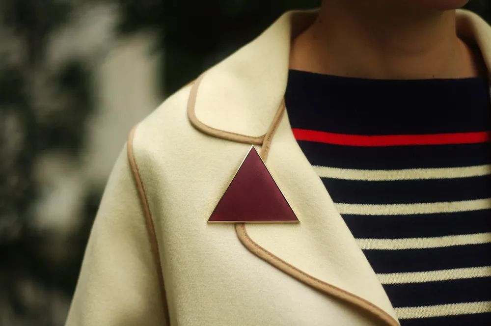 Bijoux - bijou broche CLAP - ZIGGY GRENAT - CLAP PARIS