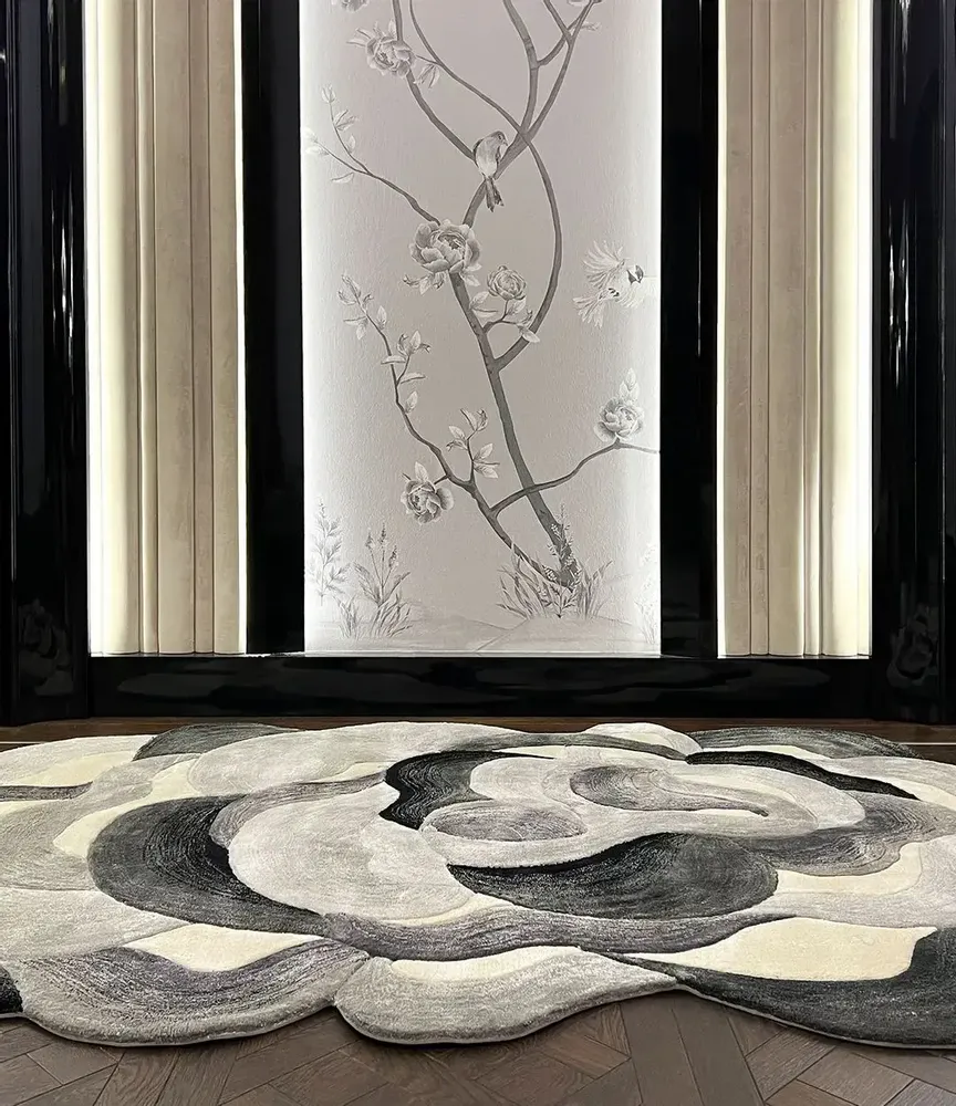 Tapis sur-mesure - Collecte de cellules par Loominology Rugs - LOOMINOLOGY RUGS