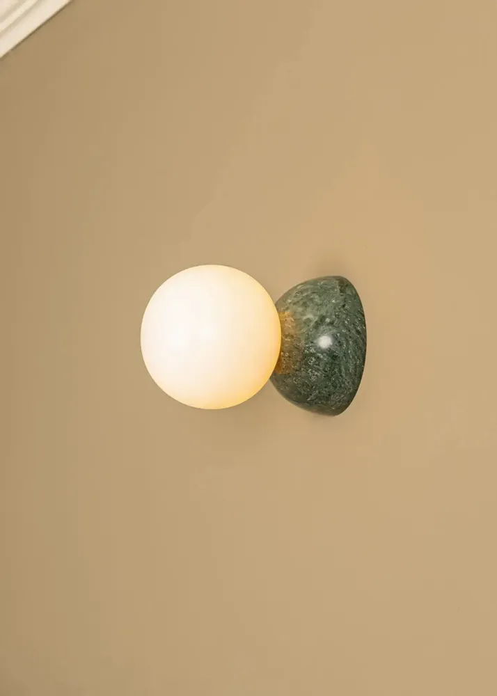 Wall lamps - Eklipso (Green Marble) - SIMONE & MARCEL