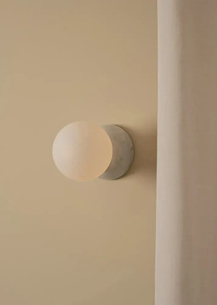 Wall lamps - Eklipso (White Marble) - SIMONE & MARCEL