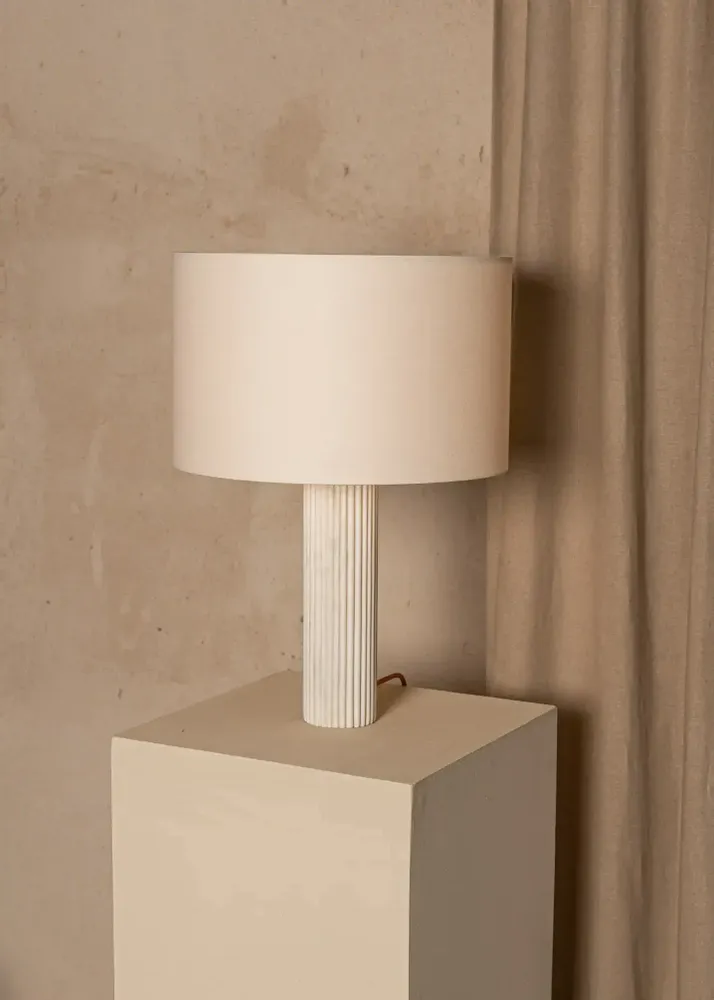 Table lamps - Fluta (White Marble) - SIMONE & MARCEL
