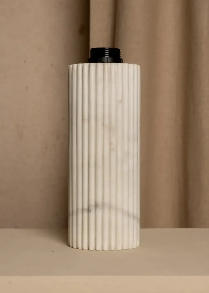 Table lamps - Fluta (White Marble) - SIMONE & MARCEL