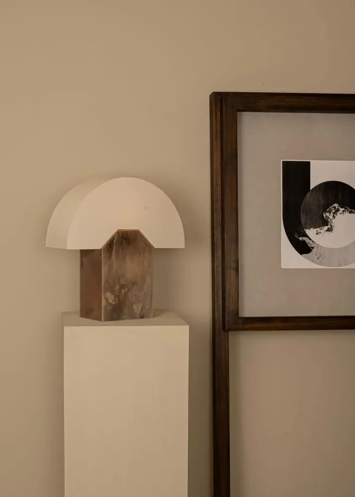 Table lamps - Edna (Tobacco Alabaster) - SIMONE & MARCEL