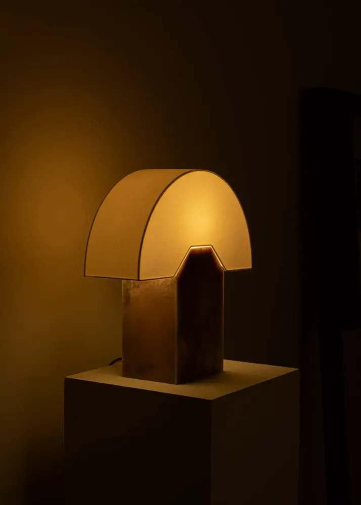 Table lamps - Edna (Tobacco Alabaster) - SIMONE & MARCEL