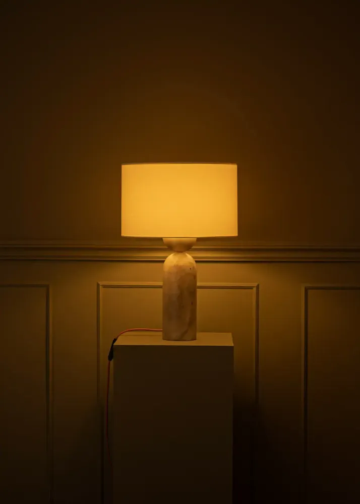 Lampes à poser - Peona (Albâtre Tabac) - SIMONE & MARCEL
