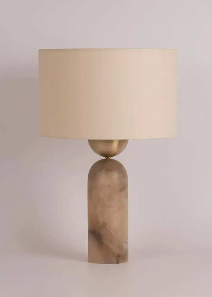 Lampes à poser - Peona (Albâtre Tabac) - SIMONE & MARCEL
