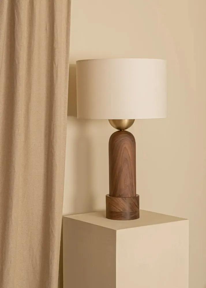 Lampes à poser - Peona Kelo (Bois de Noyer) - SIMONE & MARCEL