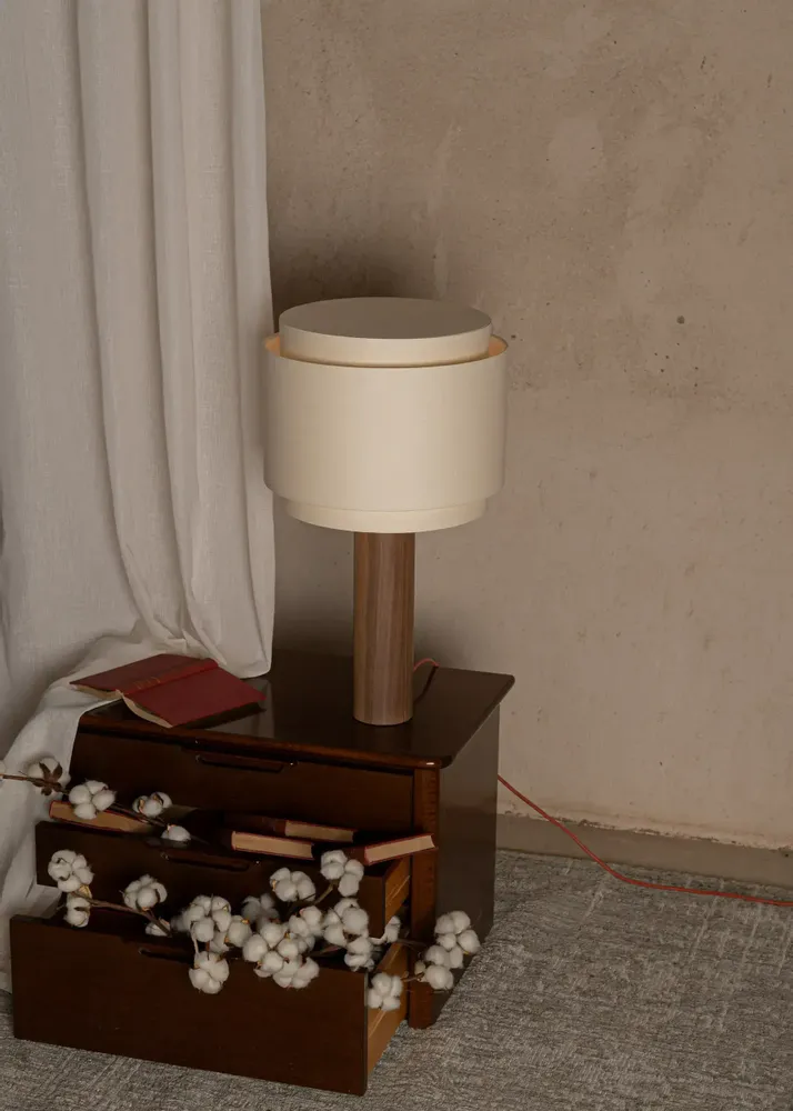 Table lamps - Pipo Duoble (Walnut Wood) - SIMONE & MARCEL