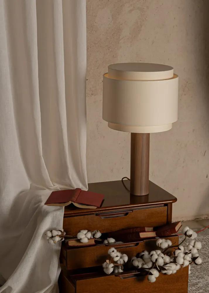 Table lamps - Pipo Duoble (Walnut Wood) - SIMONE & MARCEL
