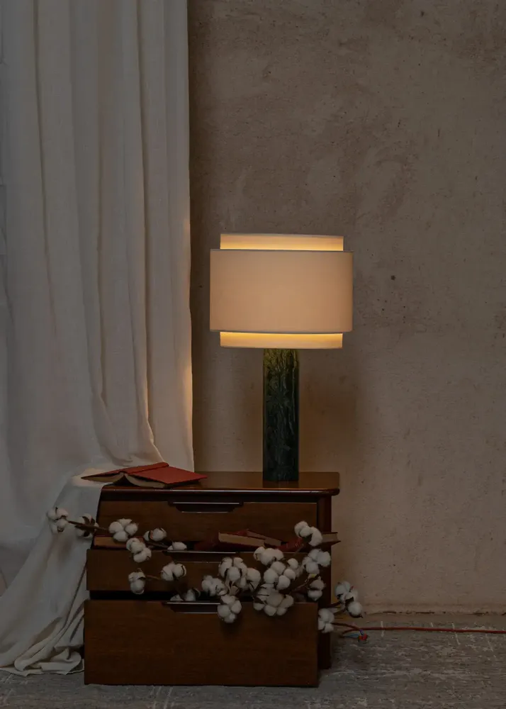Table lamps - Pipo Duoble (Green Marble) - SIMONE & MARCEL