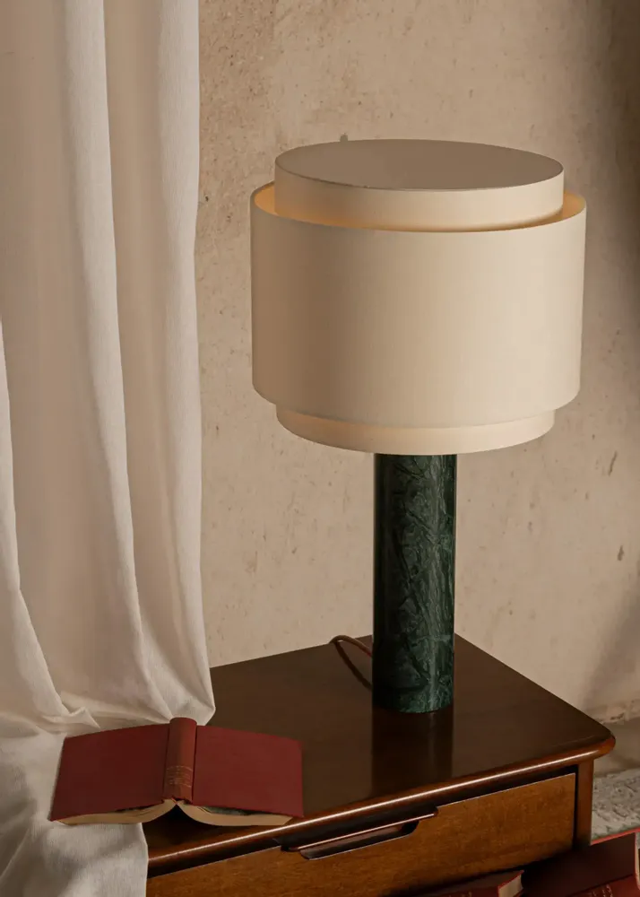 Table lamps - Pipo Duoble (Green Marble) - SIMONE & MARCEL