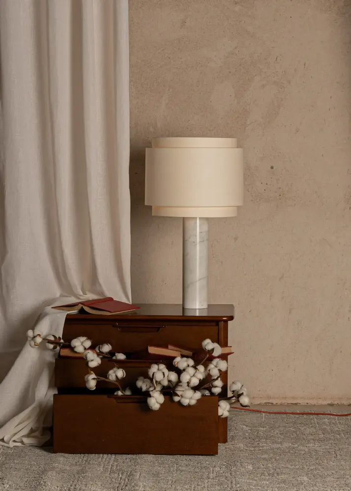 Table lamps - Pipo Duoble (White Marble) - SIMONE & MARCEL