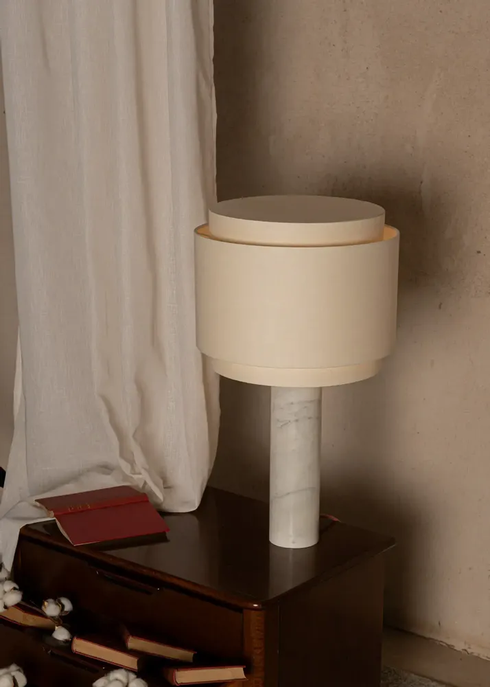 Table lamps - Pipo Duoble (White Marble) - SIMONE & MARCEL