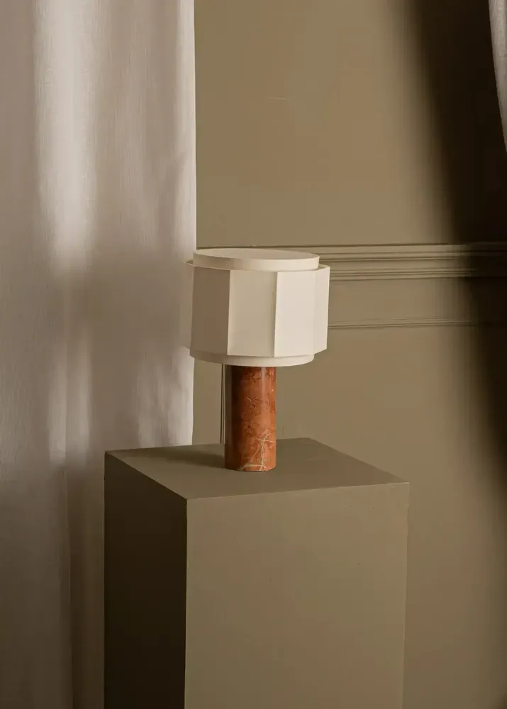 Table lamps - Pipito Okla (Red Marble) - SIMONE & MARCEL