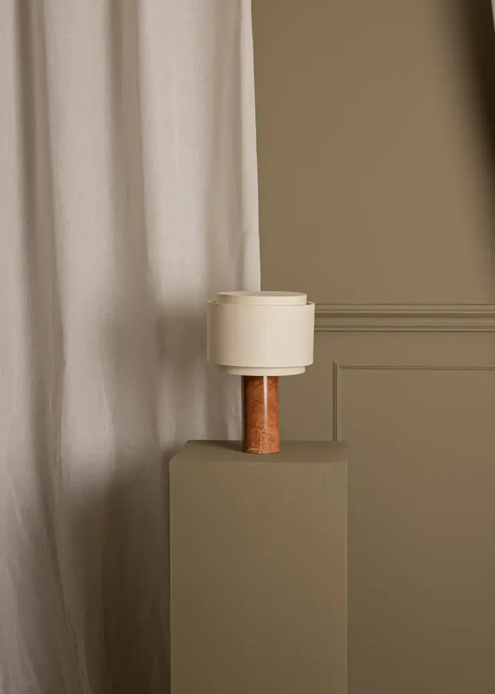 Table lamps - Pipito Duoble (Red Marble) - SIMONE & MARCEL