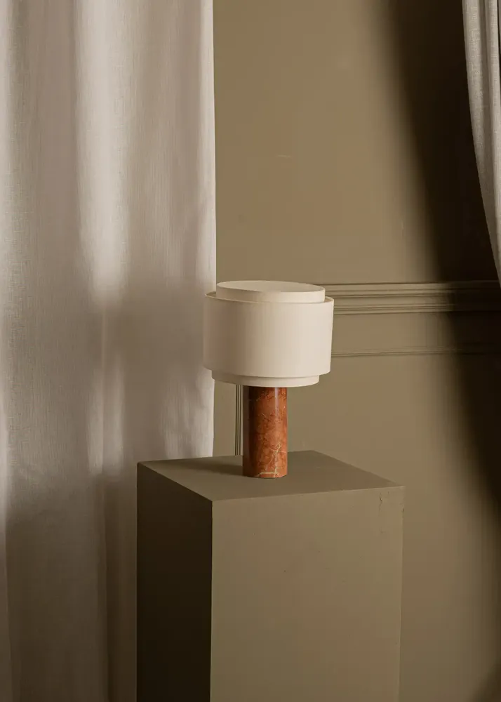 Table lamps - Pipito Duoble (Red Marble) - SIMONE & MARCEL