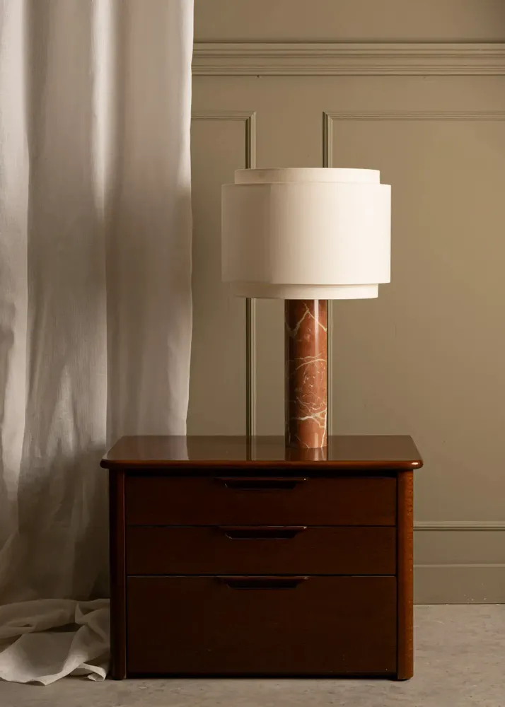 Table lamps - Pipo Duoble (Red Marble) - SIMONE & MARCEL