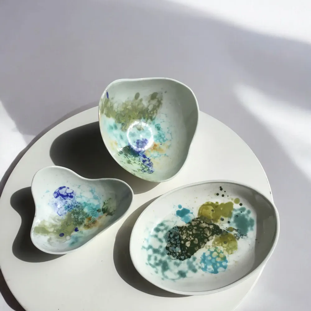 Everyday plates - Porcelain - CECILE GASC PORCELAINE