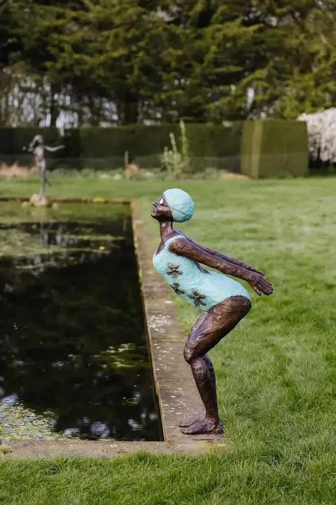 Accessoires de déco extérieure - Sculptures de natation - DAWN CONN SCULPTURE LIMITED