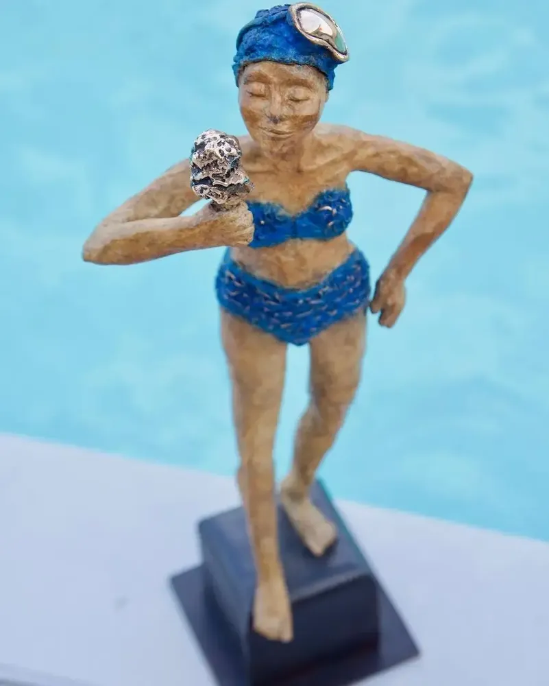 Accessoires de déco extérieure - Sculptures de natation - DAWN CONN SCULPTURE LIMITED