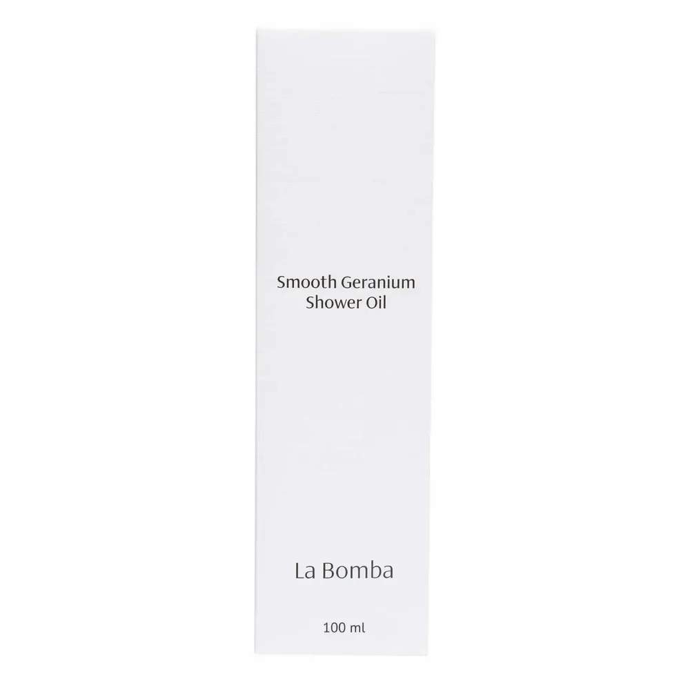 Cosmétiques - Shower Oil Smooth Geranium - LA BOMBA
