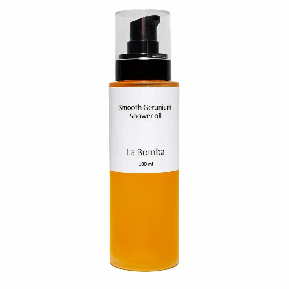 Cosmétiques - Shower Oil Smooth Geranium - LA BOMBA