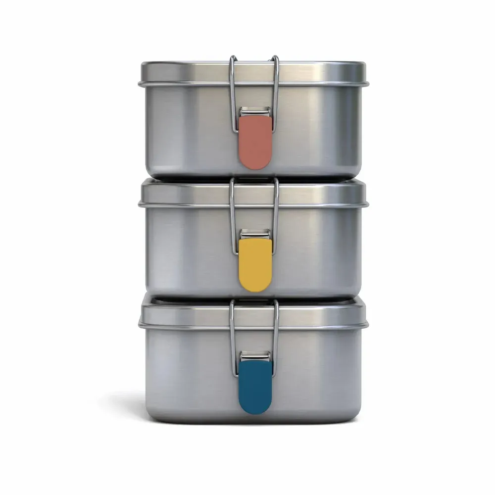 Boîtes de conservation - Lunch Box en inox - Mimosa - EKOBO