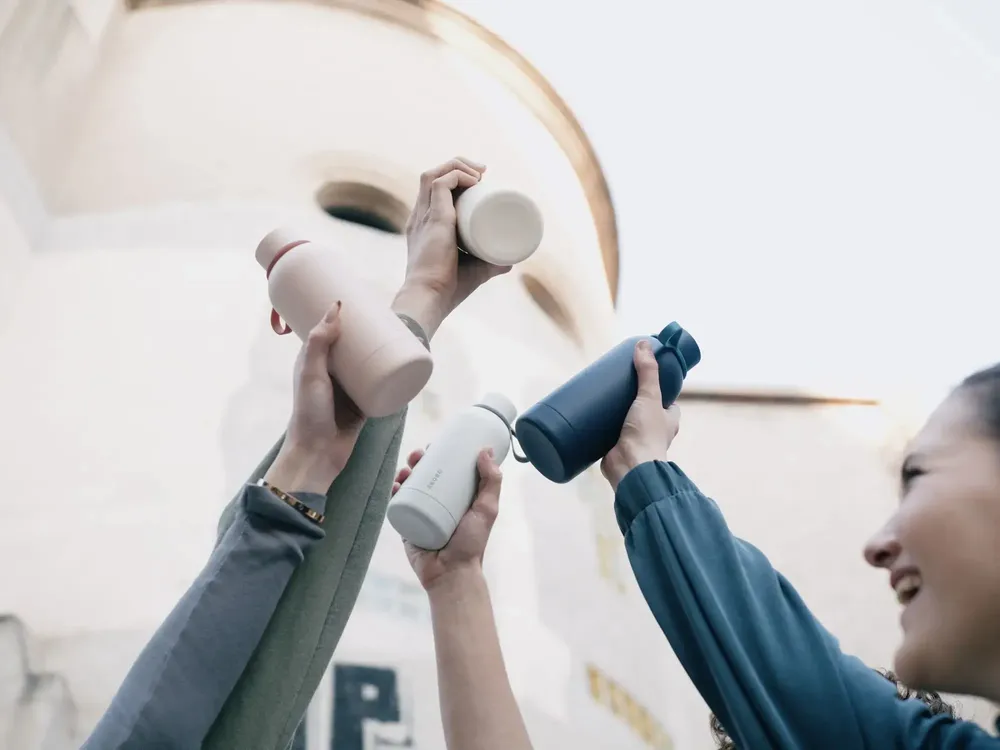 Carafes - Insulated Reusable Bottle 500ml - Cloud - EKOBO