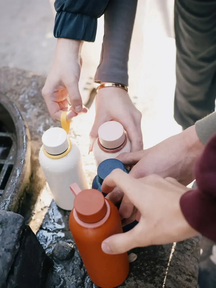 Carafes - Insulated Reusable Bottle 350ml - Brick - EKOBO