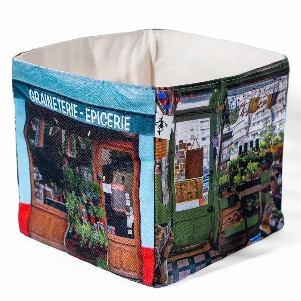 Homewear - Fabric box Paris Graineterie - MARON BOUILLIE