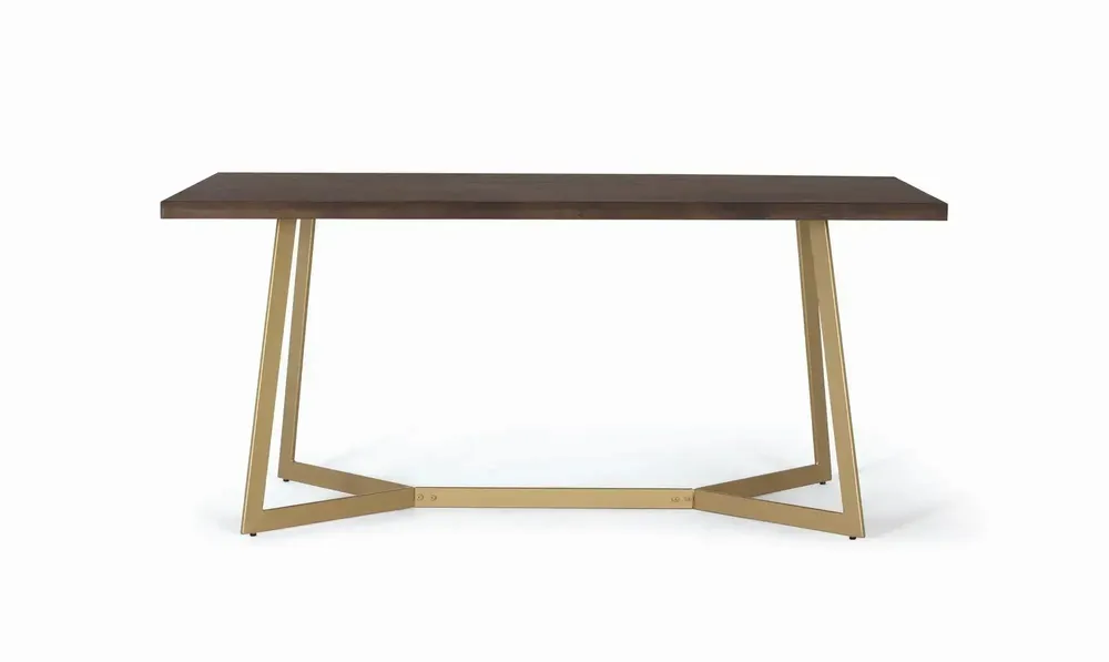 Tables Salle à Manger - Table à manger en bois manguier et métal - GINER Y COLOMER