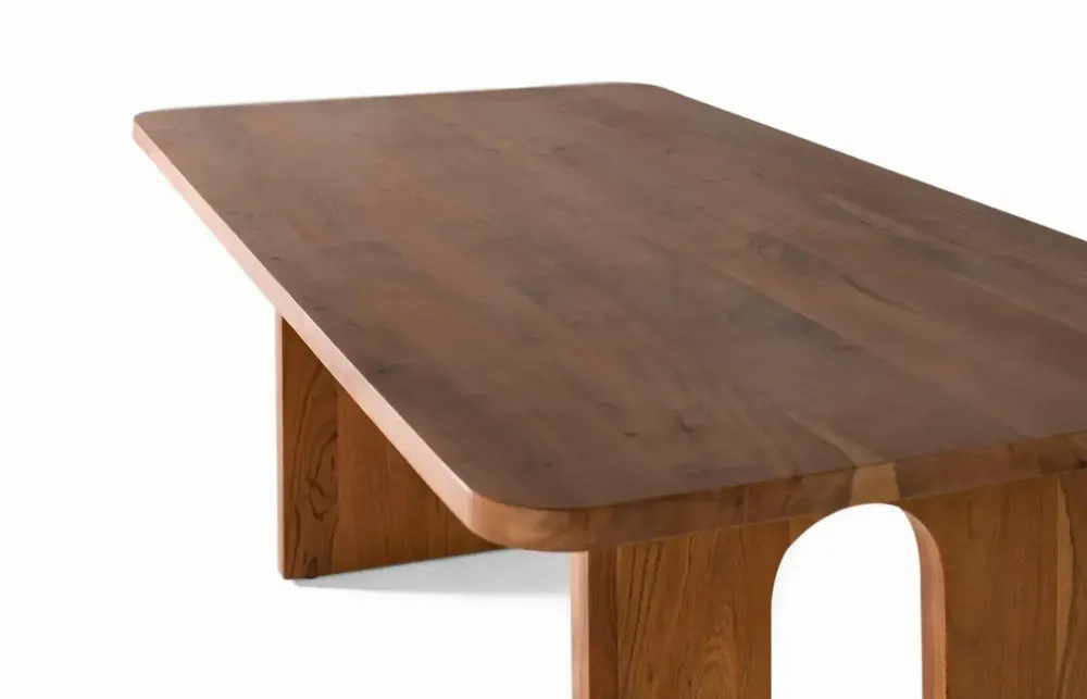 Dining Tables - 8-seater acacia wood dining table 2 meters - GINER Y COLOMER