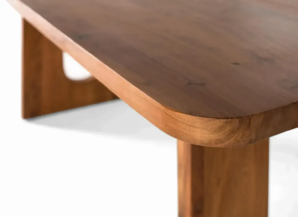 Dining Tables - 8-seater acacia wood dining table 2 meters - GINER Y COLOMER