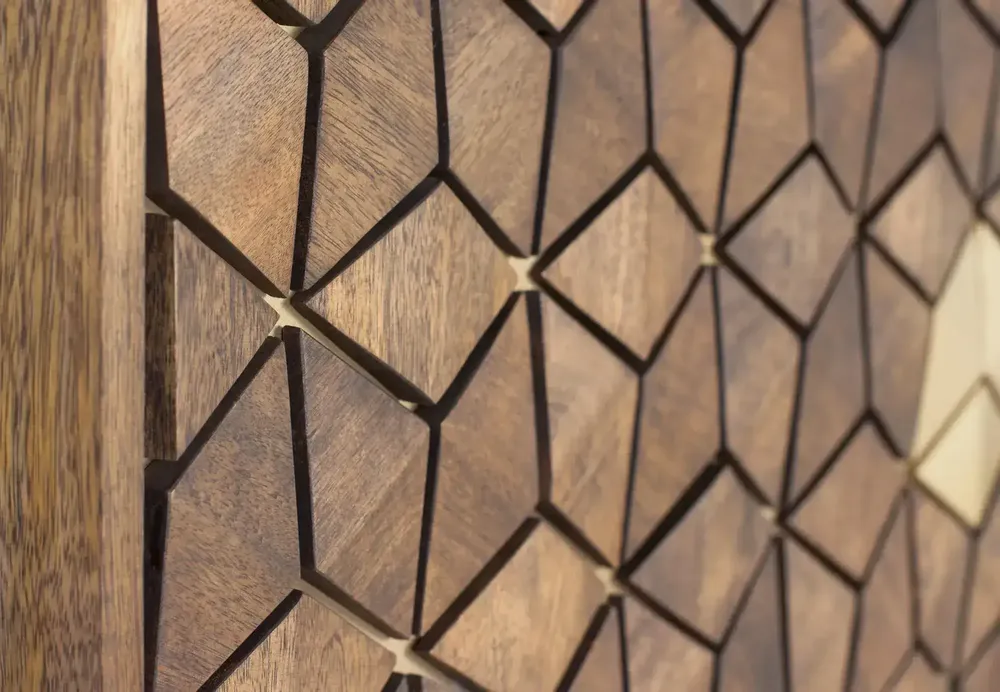 Bibliothèques - Bibliothèque en bois manguier et métal - GINER Y COLOMER