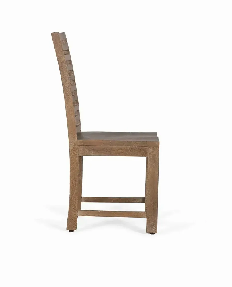 Chaises - Lot de 2 chaises fabriquées artisanalement en bois de manguier - GINER Y COLOMER
