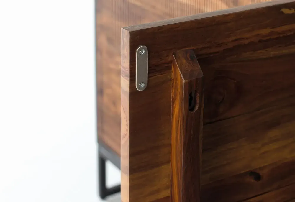 Sideboards - Rosewood and mango wood plus metal sideboard - GINER Y COLOMER