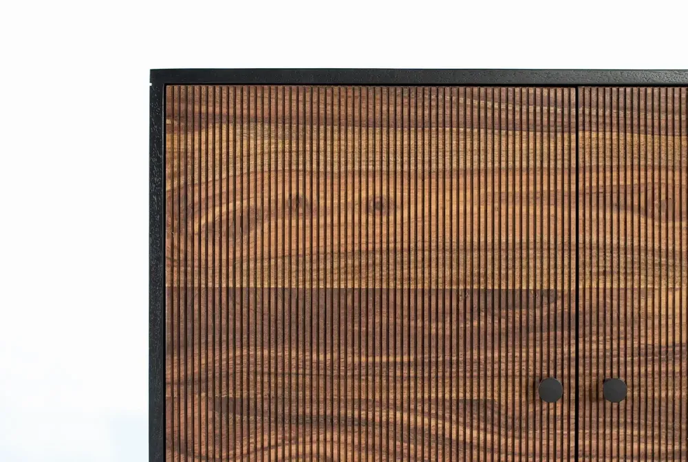 Sideboards - Rosewood and mango wood plus metal sideboard - GINER Y COLOMER