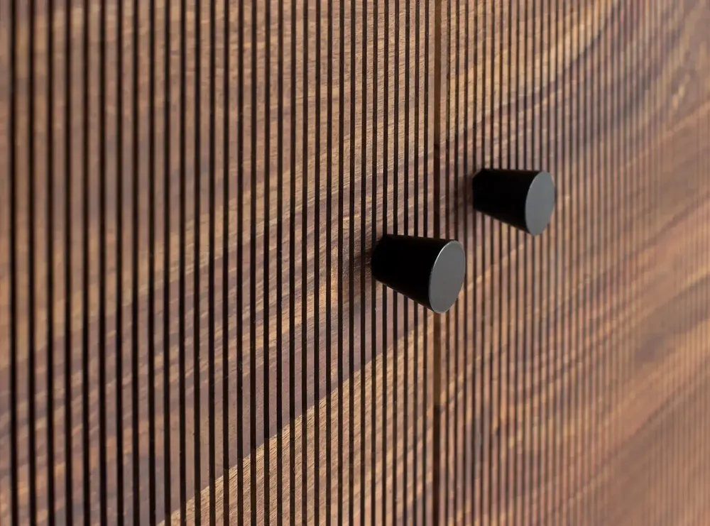 Wardrobe - Mango wood and metal wardrobe - GINER Y COLOMER