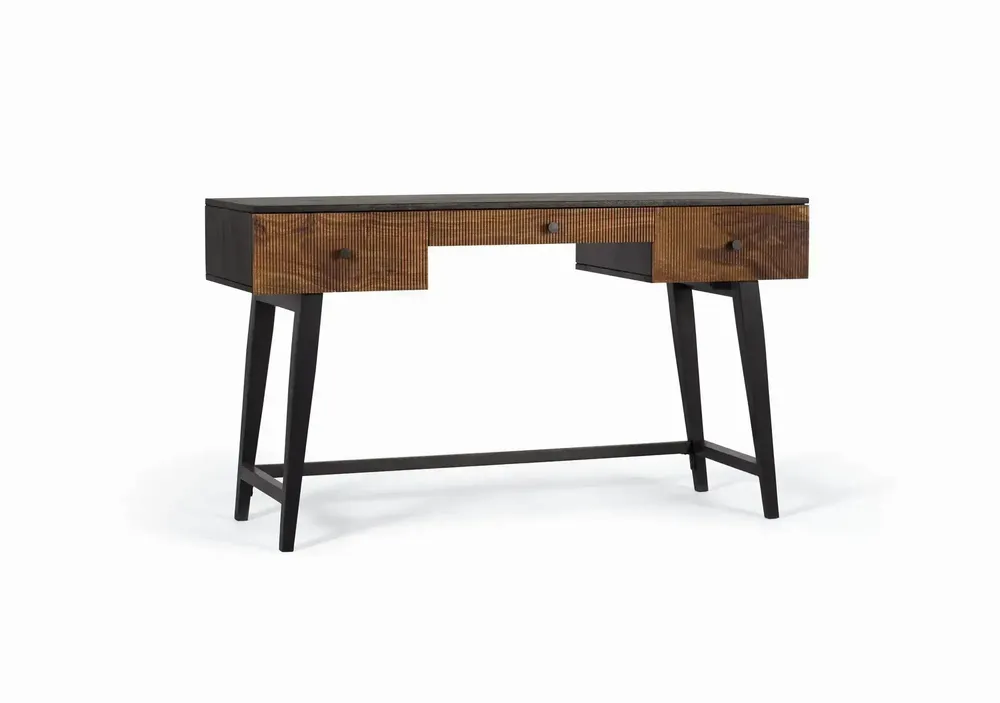 Bureaux - Bureau en bois palissandre et manguier plus métal - GINER Y COLOMER
