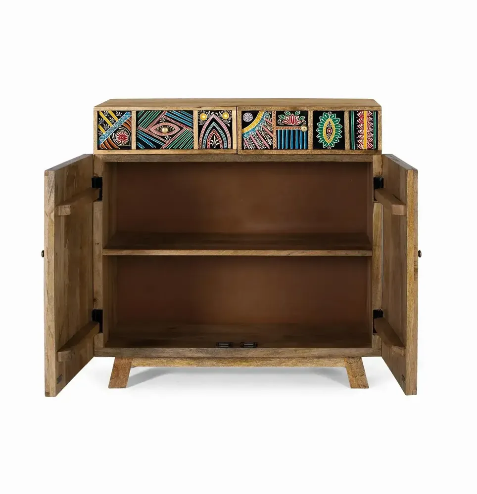 Buffets - Buffet fabriqué à la main en bois de manguier 80cm - GINER Y COLOMER