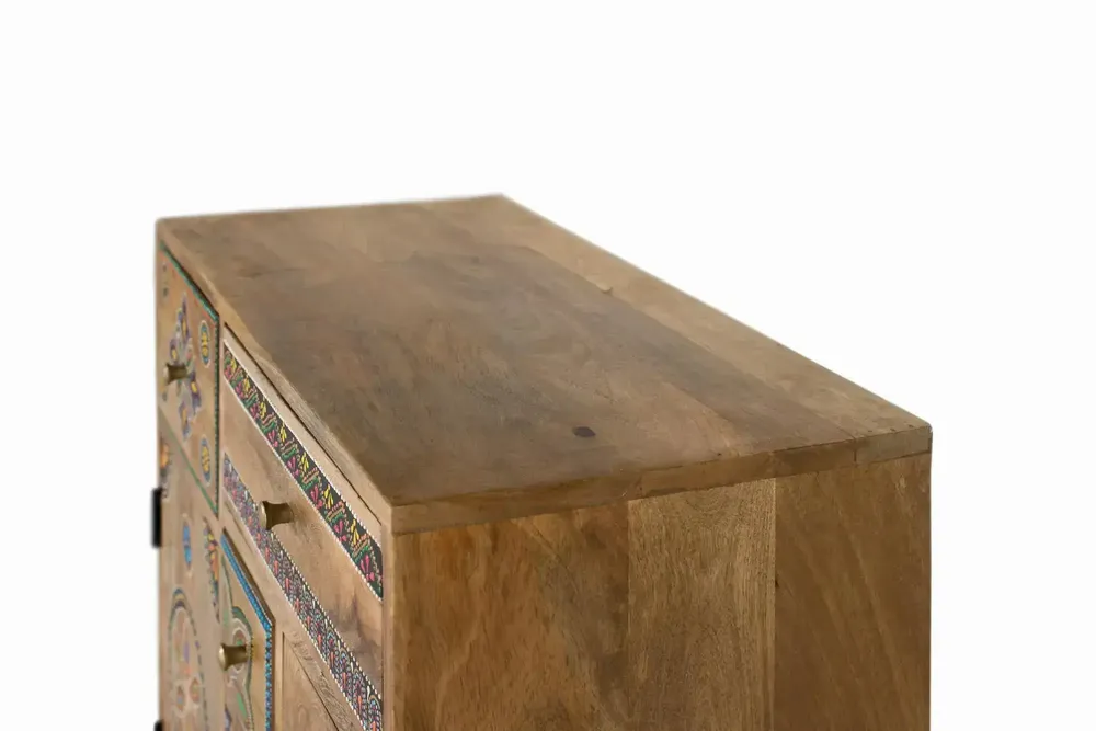 Commodes - Commode réalisée à la main en bois de manguier - GINER Y COLOMER