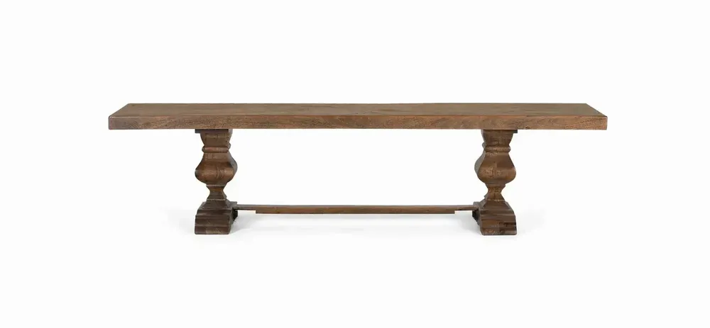 Bancs - Banc fabriqué à la main en bois de manguier 180cm - GINER Y COLOMER