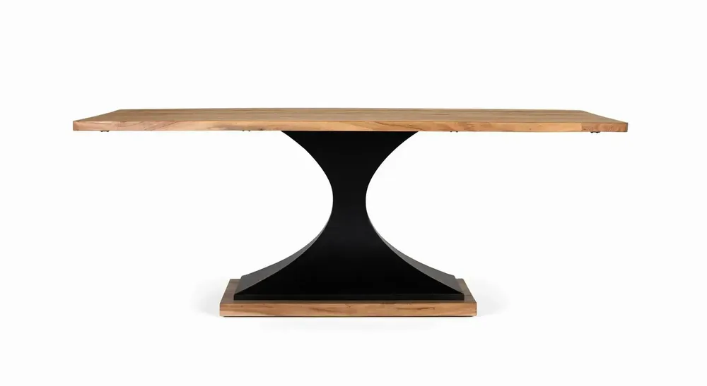 Tables Salle à Manger - Table à manger en manguier et pieds métal 200cm - GINER Y COLOMER
