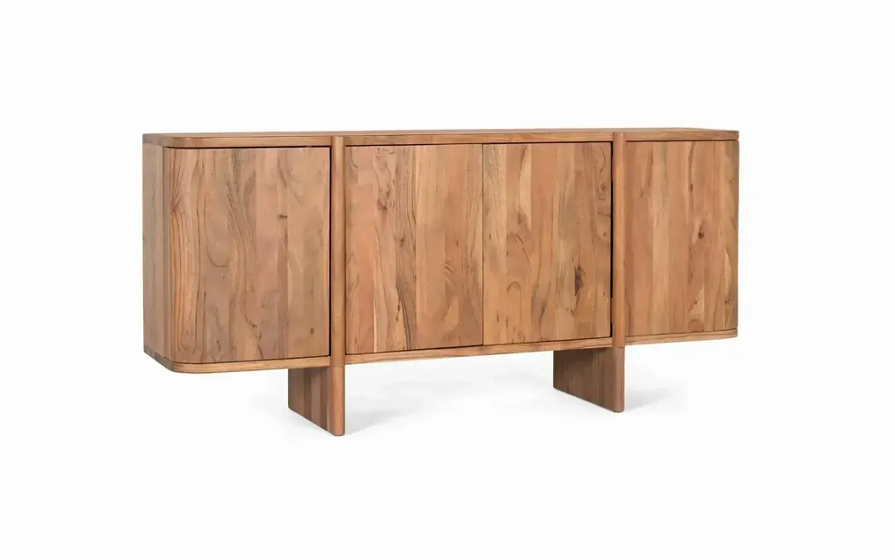 Sideboards - Handcrafted sideboard in acacia wood 170cm - GINER Y COLOMER