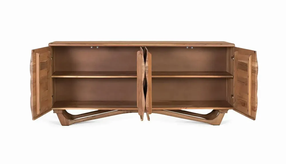 Buffets - Buffet fabriqué à la main en bois d'acacia 170cm - GINER Y COLOMER