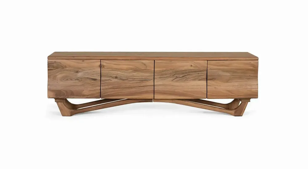 Meubles TV - Meuble TV fabriqué à la main en bois d'acacia 170cm - GINER Y COLOMER